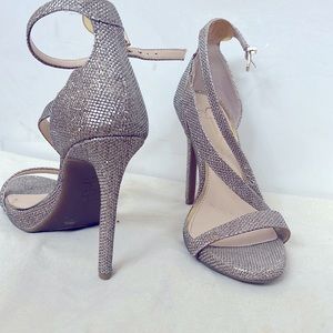 Jessica Simpson Evening Sparkle Open toe heels